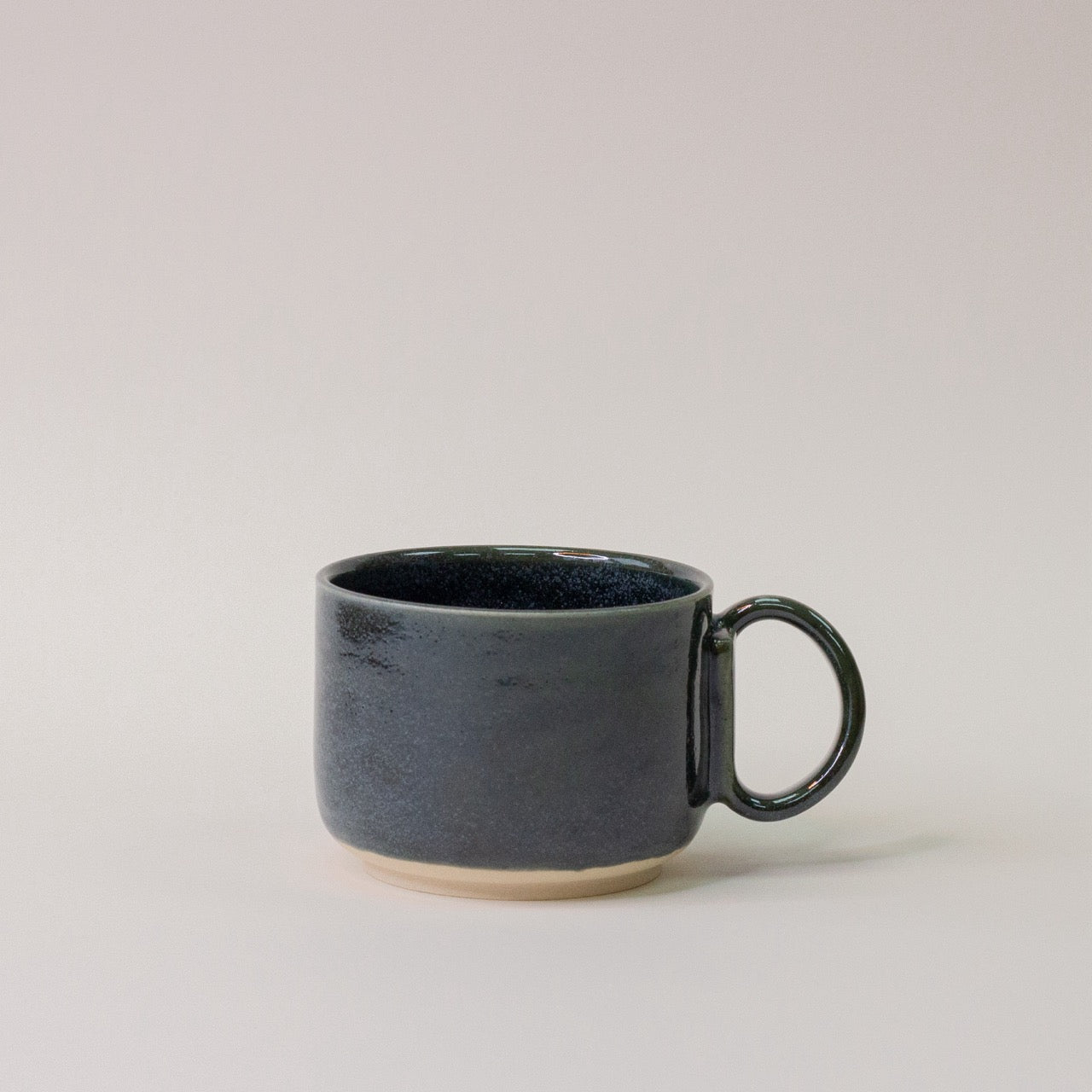 Handmade Ceramic 'Midnight Teal' Mug