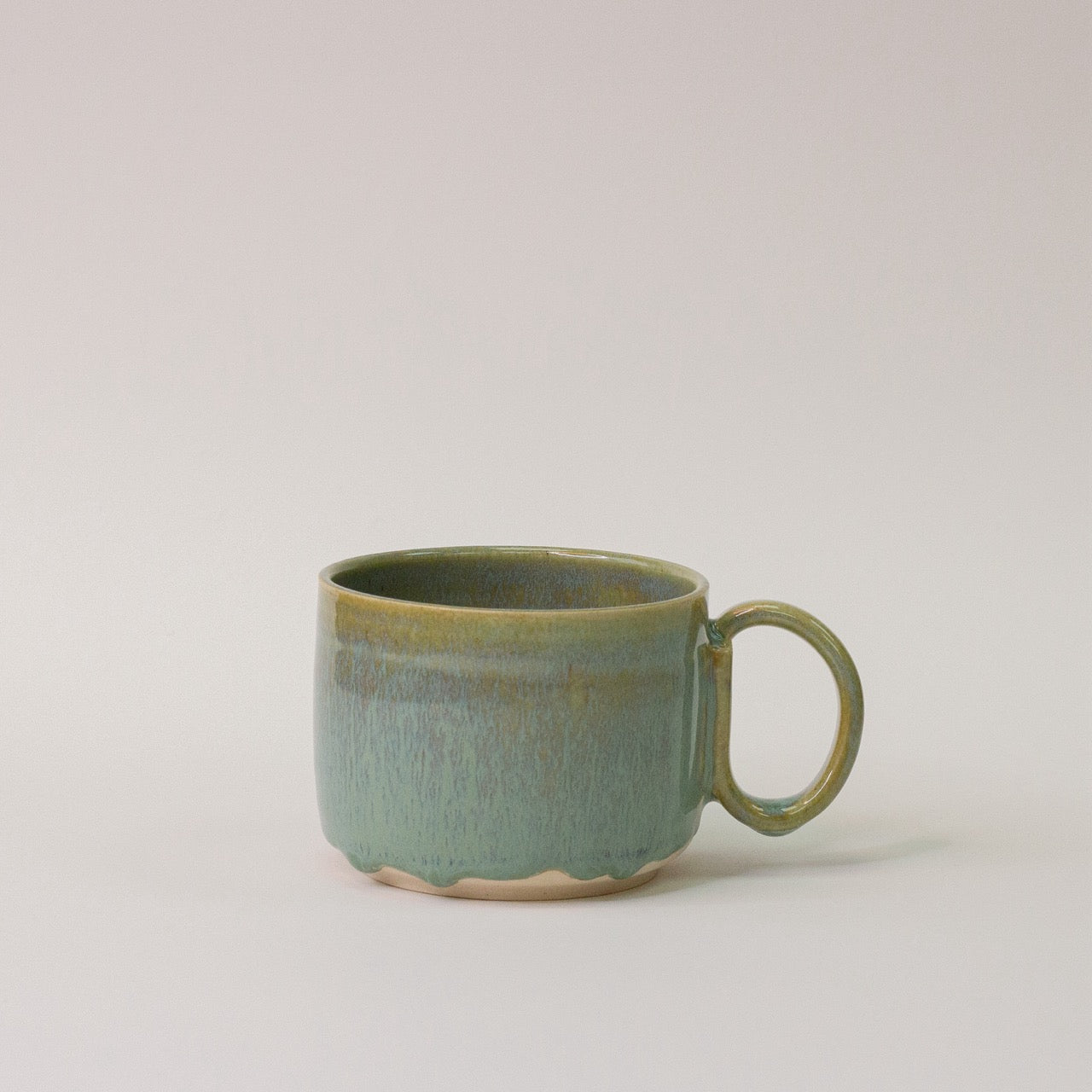 Handmade Ceramic 'Green Lagoon' Mug
