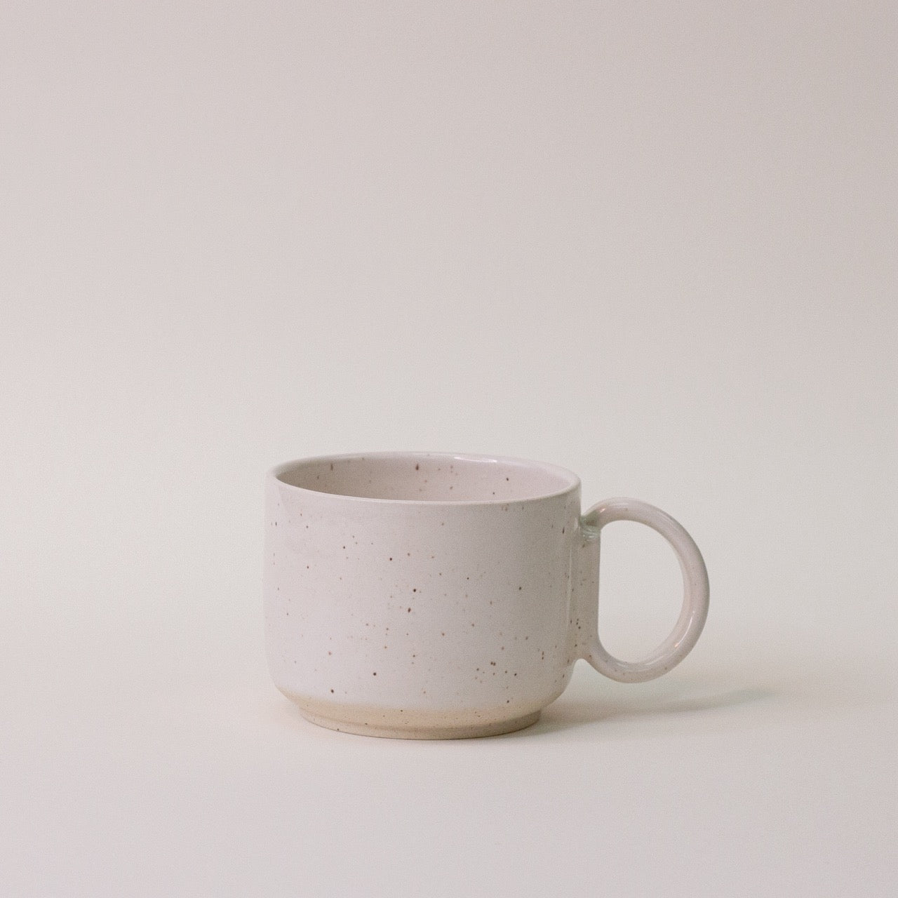 Handmade Ceramic 'Speckled White' Mug
